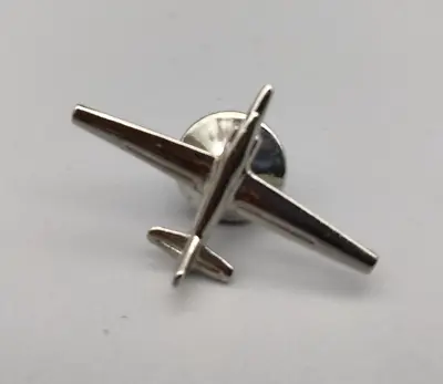 Airplane Plane Jet Small Aircraft Lapel Hat Pin Tie Tack Brooch Vintage 1 Inch • $13.99