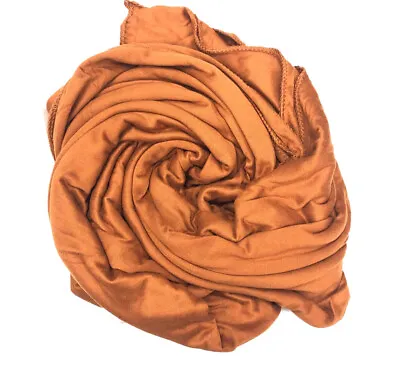 Many Colours JERSEY SCARF Shawl Wrap Hijab Stretchy Big Large Plain Lycra Maxi • £3.75