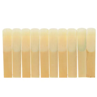 10pcs  Bamboo BB Clarinet Reeds 2.5 For Traditional Mouthpiece BB V7W8 • $6.41
