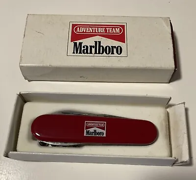 Victorinox Swiss Army Marlboro Rostfrei Officer Suisse Knife With Box Swiss Made • $26.99