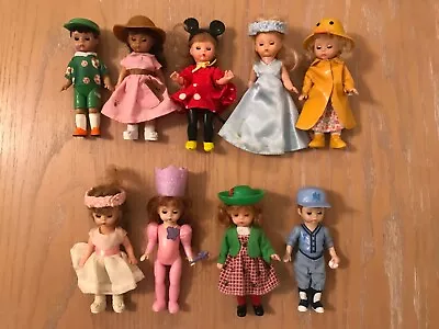 Madame Alexander Small Dolls Lot Of 9 Vintage Size 5 Inch • $29.99