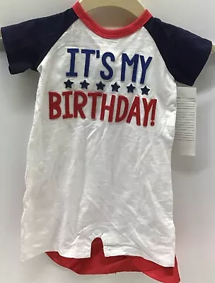 Mud Pie Baby One Piece It’s My Birthday With Cape Small 12-18 Month • $22