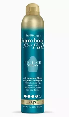 Ogx Big Hair Spray Bodifying Bamboo Fiber Full 8 Oz New • $59.95