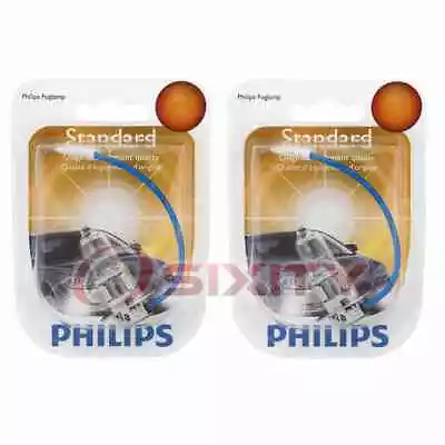 2 Pc Philips Front Fog Light Bulbs For Volkswagen Cabrio Caddy CrossFox Gj • $14.30