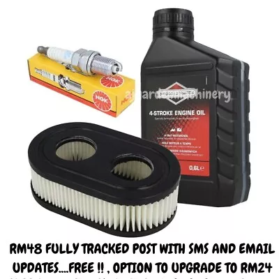 Qualcast XSZ48B-SD Service Kit (550E & 550EX Briggs Engine)Air Filter & Plug Oil • £19.99