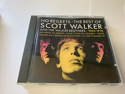 Scott Walker And The Walker Brothers : No Regrets - The Best Of CD [B6] • £3.49
