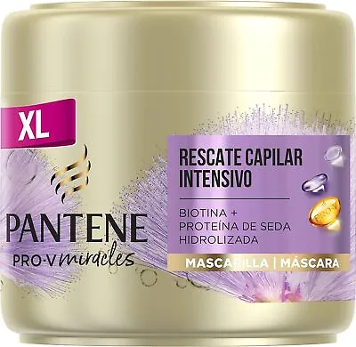 Pantene Hair Mask For Dry Damaged Hair Intense Hair Rescue Helps Repair Intensel • £9.17