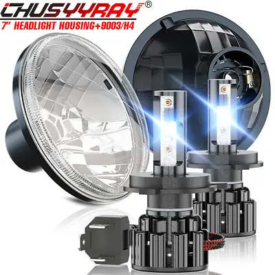 New 7 Round LED Headlights Hi/Lo Beam Sealed For Chevrolet Chevy Nova 1963-1978 • $159.99