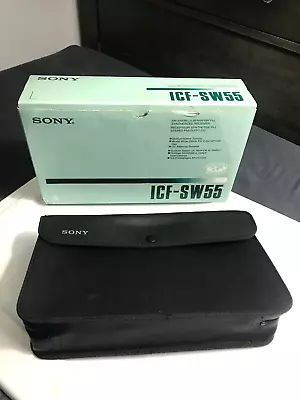 Original Boxes For SONY  Multi Band Receiver ICF-SW55 Excellent Condition. • $39