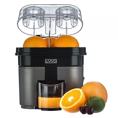 Twin Electric Citrus Juicer Squeezer Machine Lemon Veg Juice Press Extractor 90W • £19.99