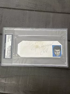 Muhammad Ali Autograph Photograph PSA DNA Slab Unique Boxing Legend • $299