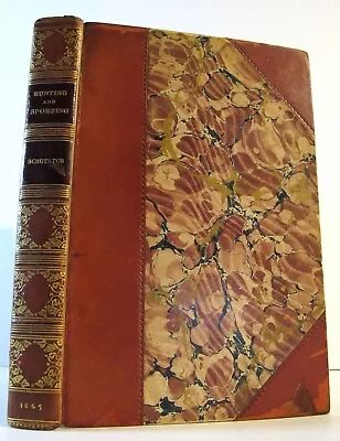 1865 HUNTING And SPORTING Zaehnsdorf Fine Leather Binding SCRUTATOR Antique Rare • $129.99