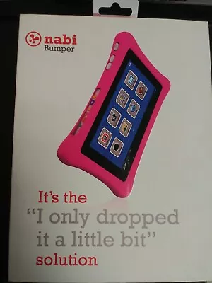 Nabi Bumper Silicone Tablet Protective Cover - Hot Pink New Never Used • $14.99