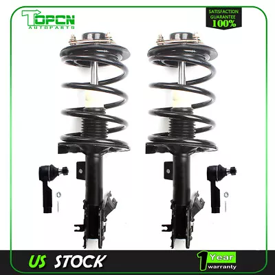 For 2004-2008 Nissan Maxima Front Struts Coil Spring Outer Tie Rods Assembly Kit • $164.15