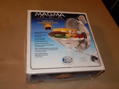 New MAGMA Products Marine 17  Party Size Charcoal Grill Kettle With Hinged Lid • $179.99