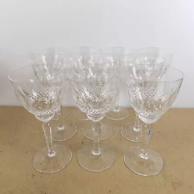 10 Nachtmann Bonn Crystal 7  Water Goblets Glasses Cut Germany • $79.95