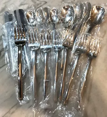 Mikasa Zena Flatware Japan 18/8 Glossy NEW • $195