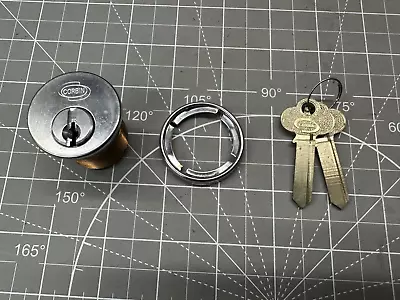 Corbin Mortise Cylinder With Two Uncut Keys Us26 Color 3d1-70 Keyway • $28