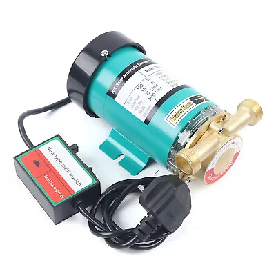 Hot Water Booster Mains Pressure Shower Pump Single Suction Electric Home Boost • £61