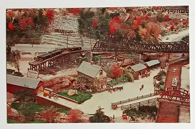 Indoor Miniature Village Pennsylvania Dutch PA Dexter Press UNP Postcard 1962 (b • $4.99