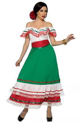 Brand New Mexican Fiesta Party Dress Adult Costume (XS/S) • $21.92