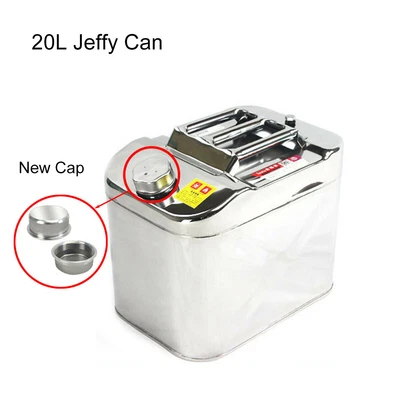 $144.99 • Buy 20L Jerry Can Fuel Storage 304 Stainless Steel Built-in Spout For Boat/4WD/Car 