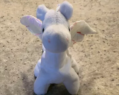 ❤️ Ty Beanie Baby “MAGIC” The Dragon W/ TAG ERRORS. Pink Stitching • $4