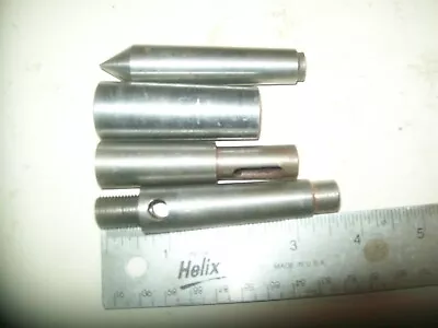 4Tapered Items Dead Center Arbor & 2 Adapters Logan 9  Metal Lathe 9B-28-1 • $19.99