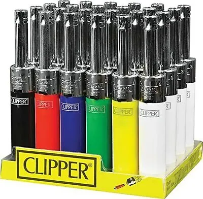 Clipper Mini Tube Lighter Refillable Safety Cooking BBQ Camping Oven Candle • £29.99