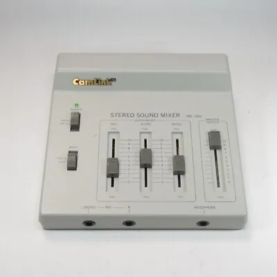 CamLink MX-800 Stereo Sound Mixer Home Camcorder Audio Editing Deck • £12.50