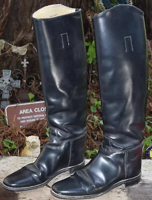 Marlborough 1591 Leather English Riding Equestrian Boots 7 1/2 • $35