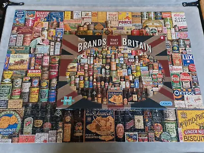 GIBSONS ~THE BRANDS THAT BUILT BRITAIN~ Jigsaw Puzzle 1000 Pieces • £8