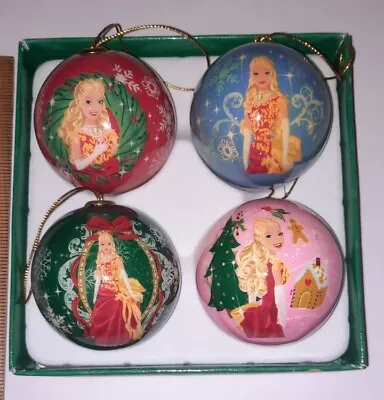 Vintage Mattel 2008 Barbie A Christmas Carol Ornaments In Box • $7.50