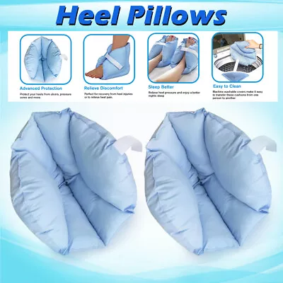 2PC For Feet Boot Injuries Heel Pillows Pads Bed Sore Cushion Heel Protectors • $22.88