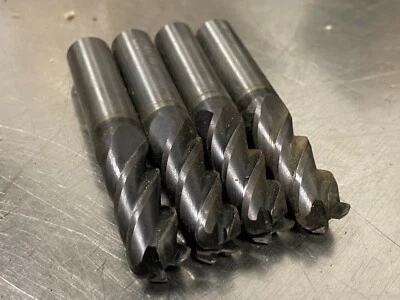 $7.97 • Buy 1/2  End Mill 4-Flute 0.5 Dia X 3  0.120  Corner Radius Tungsten Carbide