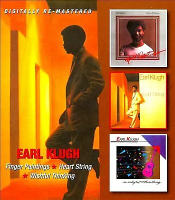EARL KLUGH Finger Paintings/Heart String/Wishful CD New 5017261210401 • £19.99