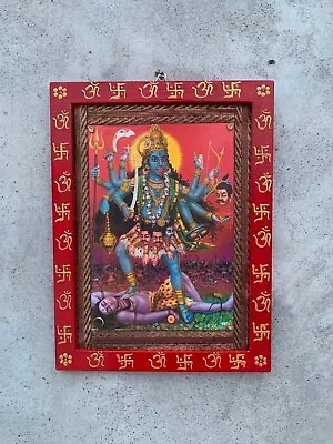 Photo Frame Kali Maha Kali Photo With Shiva Indian Goddess Religious-8.5x11.5  • $52