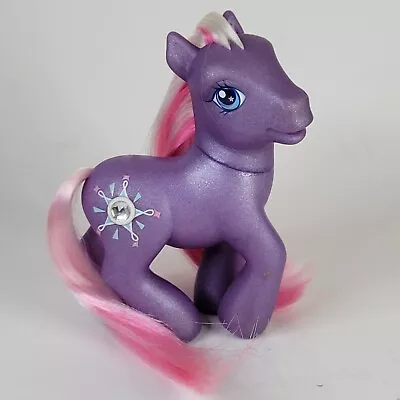 My Little Pony Star Dasher MLP G3 2003 Purple Jewel Magnetic Hoof • $7.60