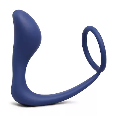 Male Butt Plug Cock Ring Prostate Massager Silicone Sex Toy Men Penis Silicone • $9.99
