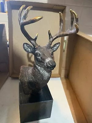 Kattie Cantrell Bronze Signed Deer Statue Big Pine Survivor 127/950 • $475