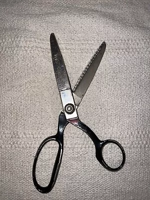 Wiss Pinking Scalloping Shears Scissors 9  USA Made Sewing #196910 196-5443 • $24.99