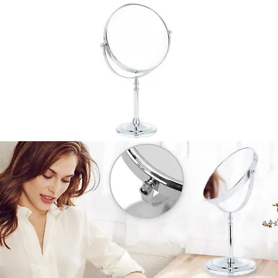 Makeup Mirror 10x Double Sided Magnifying Bathroom Travel Shaving Vanity Mirror • £15.57