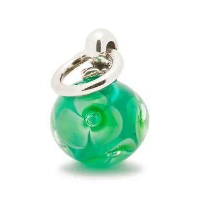 Authentic Trollbeads Green Flower Tassel Bead 61728 • $45