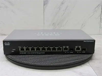 Cisco SF302-08MP 8-Port 10/100 Maximum PoE Managed Switch FREE SHIPPING! • $24.92