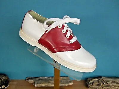 Muffy's Red/white Saddle Shoes Womens • $99