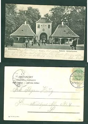 Denmark. Postcard. Military. 1905  Kastellet  Copenh. Guard PeopleBicycle. Used • $5.85