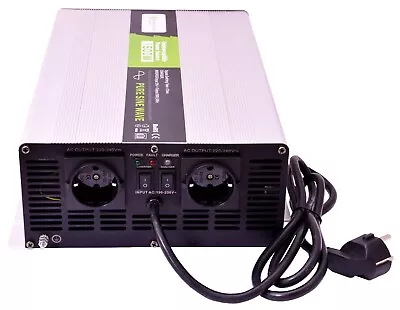 Voltage Converter UPS 24V NPS 1000-3000 Watt Pure SINE Battery Solar Power 230V • £283.75