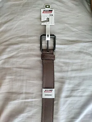 Dickies Brown Leather Work Belt - Men's Size 40  • $7