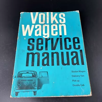 Volkswagen 1968-70 Service Manual Station Wagon Delivery Van Double Cab Pick Up • $23.39