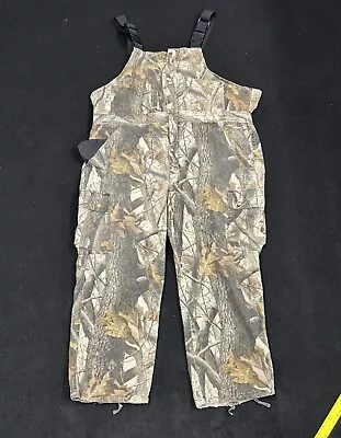 Cabelas Bib Camo Mens Overalls Pants Outdoor Hunting Realtree Camouflage XXL • $20